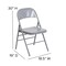 Flash Furniture Gray Metal Folding Chair, PK4 4-HF3-MC-309AS-GY-GG - alternate 5