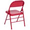 Flash Furniture Red Metal Folding Chair, PK4 4-HF3-MC-309AS-RED-GG - alternate 2