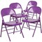 Flash Furniture Impulsive Purple Folding Chair, PK4 4-HF3-PUR-GG - alternate 7
