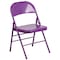 Flash Furniture Impulsive Purple Folding Chair, PK4 4-HF3-PUR-GG - alternate 4