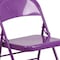 Flash Furniture Impulsive Purple Folding Chair, PK4 4-HF3-PUR-GG - alternate 5