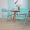 Flash Furniture Tantalizing Teal Folding Chair, PK4 4-HF3-TEAL-GG - alternate 1