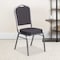 Flash Furniture Black Fabric Banquet Chair, PK4 4-HF-C01-SV-E26-BK-GG - alternate 1