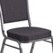 Flash Furniture Black Fabric Banquet Chair, PK4 4-HF-C01-SV-E26-BK-GG - alternate 6
