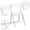 Flash Furniture White Resin Folding Chair, PK4 4-LE-L-1-WH-SLAT-GG - alternate 8