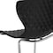 Flash Furniture Lowell Contemporary Design Black Plastic Stack Chair, PK4 4-LF-7-07C-BLK-GG - alternate 10