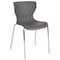 Flash Furniture Lowell Contemporary Design Gray Plastic Stack Chair, PK4 4-LF-7-07C-GRY-GG - alternate 5