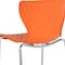 Flash Furniture Lowell Contemporary Design Orange Plastic Stack Chair, PK4 4-LF-7-07C-ORNG-GG - alternate 7