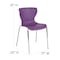 Flash Furniture Lowell Contemporary Design Purple Plastic Stack Chair, PK4 4-LF-7-07C-PUR-GG - alternate 10