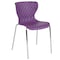 Flash Furniture Lowell Contemporary Design Purple Plastic Stack Chair, PK4 4-LF-7-07C-PUR-GG - alternate 2