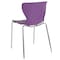 Flash Furniture Lowell Contemporary Design Purple Plastic Stack Chair, PK4 4-LF-7-07C-PUR-GG - alternate 3