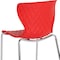 Flash Furniture Lowell Contemporary Design Red Plastic Stack Chair, PK4 4-LF-7-07C-RED-GG - alternate 8