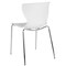 Flash Furniture Lowell Contemporary Design White Plastic Stack Chair, PK4 4-LF-7-07C-WH-GG - alternate 6