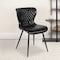 Flash Furniture Bristol Contemporary Upholstered Chair in Black Vinyl, PK4 4-LF-9-07A-BLK-GG - alternate 1