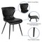 Flash Furniture Bristol Contemporary Upholstered Chair in Black Vinyl, PK4 4-LF-9-07A-BLK-GG - alternate 5
