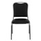 Flash Furniture Black Vinyl Banquet Chair, PK4 4-NG-108-SV-BK-VYL-GG - alternate 6