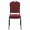 Flash Furniture Burgundy Fabric Banquet Chair, PK4 4-NG-C01-HTS-2201-SV-GG - alternate 6