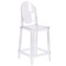 Flash Furniture 4PK Ghost Counter Stool with Oval Back in Crystal 4-OW-GHOSTBACK-24-GG - alternate 5