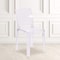 Flash Furniture Ghost Chair with Square Back in Transparent Crystal, PK4 4-OW-SQUAREBACK-18-GG - alternate 1