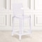 Flash Furniture Ghost Counter Stool with Square Back in Transparent Crystal, PK4 4-OW-SQUAREBACK-24-GG - alternate 1