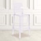 Flash Furniture Ghost Barstool with Square Back in Transparent Crystal, PK4 4-OW-SQUAREBACK-29-GG - alternate 1