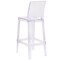 Flash Furniture Ghost Barstool with Square Back in Transparent Crystal, PK4 4-OW-SQUAREBACK-29-GG - alternate 8