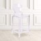 Flash Furniture Ghost Counter Stool with Tear Back in Transparent Crystal, PK4 4-OW-TEARBACK-24-GG - alternate 1