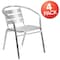 Flash Furniture Heavy Duty Commercial Restaurant Stack Chair, PK4 4-TLH-1-GG - alternate 2