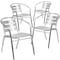 Flash Furniture Heavy Duty Commercial Restaurant Stack Chair, PK4 4-TLH-1-GG - alternate 6