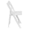 Flash Furniture HERCULES Series White Wood Folding Chair with Vinyl Padded Seat, PK4 4-XF-2901-WH-WOOD-GG - alternate 6
