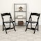Flash Furniture HERCULES Series Black Wood Folding Chair with Vinyl Padded Seat, PK4 4-XF-2902-BK-WOOD-GG - alternate 1