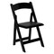 Flash Furniture HERCULES Series Black Wood Folding Chair with Vinyl Padded Seat, PK4 4-XF-2902-BK-WOOD-GG - alternate 9