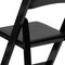 Flash Furniture HERCULES Series Black Wood Folding Chair with Vinyl Padded Seat, PK4 4-XF-2902-BK-WOOD-GG - alternate 10
