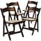 Flash Furniture Fruitwood Folding Chair, PK4 4-XF-2903-FRUIT-WOOD-GG - alternate 4