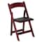 Flash Furniture Mahogany Wood Folding Chair, PK4 4-XF-2903-MAH-WOOD-GG - alternate 9
