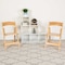 Flash Furniture Natural Wood Folding Chair, PK4 4-XF-2903-NAT-WOOD-GG - alternate 1