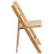 Flash Furniture Natural Wood Folding Chair, PK4 4-XF-2903-NAT-WOOD-GG - alternate 9
