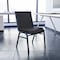 Flash Furniture HERCULES Series Heavy Duty Black Dot Fabric Stack Chair, PK4 4-XU-60153-BK-GG - alternate 1