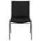 Flash Furniture HERCULES Series Heavy Duty Black Vinyl Stack Chair, PK4 4-XU-60153-BK-VYL-GG - alternate 4