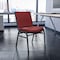Flash Furniture HERCULES Series Heavy Duty Burgundy Patterned Fabric Stack Chair, PK4 4-XU-60153-BY-GG - alternate 1