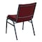 Flash Furniture HERCULES Series Heavy Duty Burgundy Patterned Fabric Stack Chair, PK4 4-XU-60153-BY-GG - alternate 5