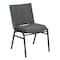 Flash Furniture HERCULES Series Heavy Duty Gray Fabric Stack Chair, PK4 4-XU-60153-GY-GG - alternate 7