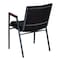 Flash Furniture Black Fabric Stack Armchair, PK4 4-XU-60154-BK-GG - alternate 4