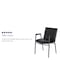 Flash Furniture HERCULES Series Heavy Duty Black Vinyl Stack Chair with Arms, PK4 4-XU-60154-BK-VYL-GG - alternate 3