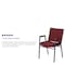 Flash Furniture Burgundy Fabric Stack Armchair, PK4 4-XU-60154-BY-GG - alternate 2