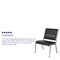 Flash Furniture HERCULES Series 1000 lb. Rated Black Antimicrobial Vinyl Bariatric Medical Reception Chair, PK4 4-XU-DG-60442-660-1-BV-GG - alternate 4