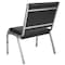 Flash Furniture HERCULES Series 1000 lb. Rated Black Antimicrobial Vinyl Bariatric Medical Reception Chair, PK4 4-XU-DG-60442-660-1-BV-GG - alternate 10