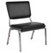 Flash Furniture HERCULES Series 1000 lb. Rated Black Antimicrobial Vinyl Bariatric Medical Reception Chair with 3/4 Panel Back, PK4 4-XU-DG-60442-660-2-BV-GG - alternate 2