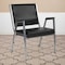 Flash Furniture HERCULES Series 1000 lb. Rated Black Antimicrobial Vinyl Bariatric Medical Reception Arm Chair, PK4 4-XU-DG-60443-670-1-BK-VY-GG - alternate 1