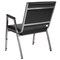 Flash Furniture HERCULES Series 1000 lb. Rated Black Antimicrobial Vinyl Bariatric Medical Reception Arm Chair, PK4 4-XU-DG-60443-670-1-BK-VY-GG - alternate 9